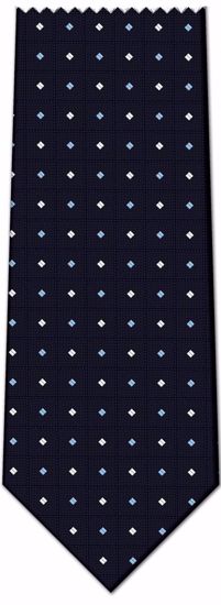 Picture of 100% SILK WOVEN - BLACK WITH DOTS