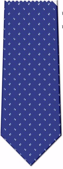 Picture of 100% SILK WOVEN - BLUE WITH LIGHT BLUE/WHITE LINES