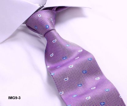 Picture of 100% SILK WOVEN TIE - LIGHT PURPLE