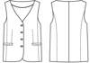 Picture of Ladies Longline Vest